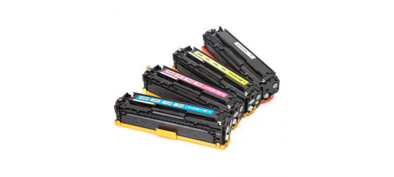 Complete set of 4 HP CF210X-211A-212A-213A (131X/131A) Compatible Laser Cartridge 
